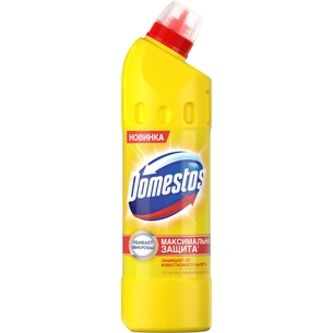 Рідина для чищення ванн Domestos Лимонна Свіжість 1 л (8717163094921) зображення 1