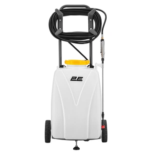 Обприскувач 2E AquaSpray 40LR 40л, 12В, 1х12Ah, 7бар, 2.9л/хв, шланг 15м, на колесах (2E-40LWBS15) зображення 1