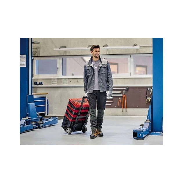 Ящик для інструментів Einhell E-Case L з колесами, до 120кг, колеса 15см (4540014) - picture 7