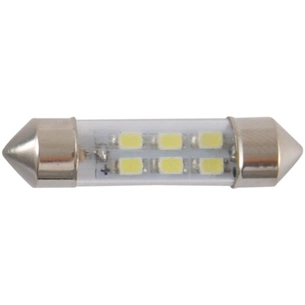 Автолампа WINSO SMD SV8.5 T11x36mm 6LEDS 3528 white (127480) зображення 1