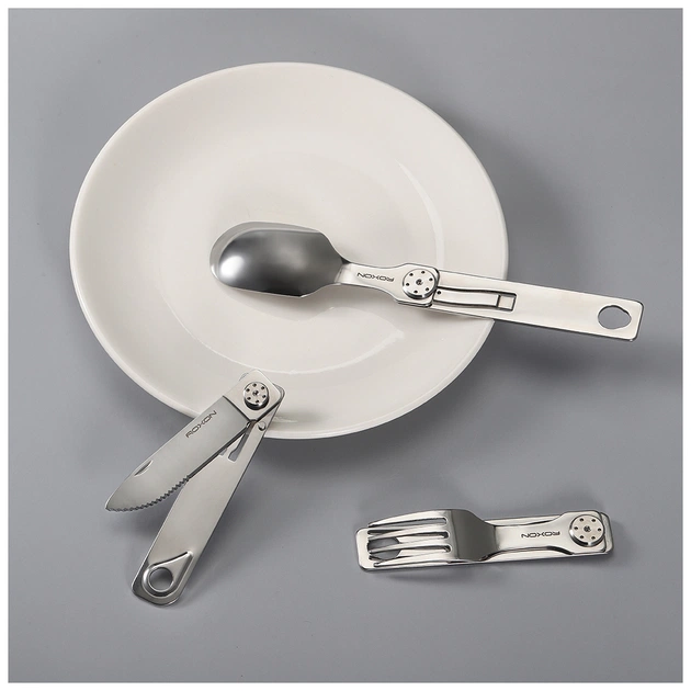 Ложка-виделка туристична Roxon C1S 3 in1 (C1S) - picture 6