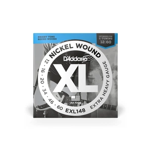 Струни для гітари D'Addario XL Nickel Wound Extra Heavy (12-60) (EXL148) зображення 1