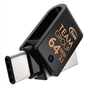 USB флеш накопичувач Team 64GB M181 Black USB 3.1/Type-C (TM181364GB01) - зменшене зображення 4