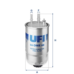 Фільтр паливний UFI 24.ONE.0B зображення 1
