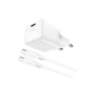 Зарядний пристрій Acefast USB-C 20W Gan A73 mini + USB-C cable Fast Charger White (6974316282655) - зменшене зображення 2