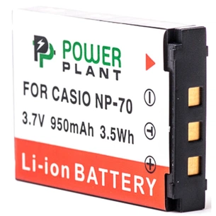 Акумулятор до фото/відео PowerPlant Casio NP-70 (DV00DV1241) зображення 1