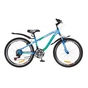 Велосипед Discovery 24" FLINT 2018 AM 14G Vbr рама-13" St синьо-біло-зелений (OPS-DIS-24-090) - зменшене зображення 1
