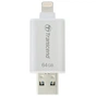 USB флеш накопичувач Transcend 64GB JetDrive Go 300 Silver USB 3.1 (TS64GJDG300S) - зменшене зображення 4