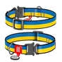 Нашийник для тварин WAUDOG Nylon з QR паспортом Colors of freedom металева пряжка-фастекс S (4505-4020) - зменшене зображення 6