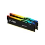 Модуль пам'яті для комп'ютера DDR5 32GB (2x16GB) 5200 MHz Beast RGB XMP Kingston Fury (ex.HyperX) (KF552C40BBAK2-32) - зменшене зображення 1