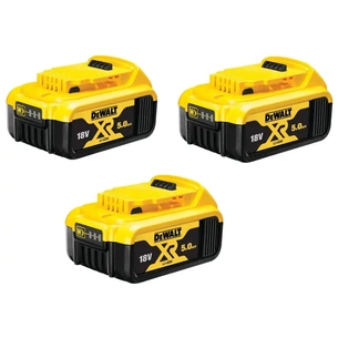 Акумулятор до електроінструменту DeWALT 18 В XR Li-lon 5Ah, 3 шт., 1.94 кг (DCB184P3) изображение 1