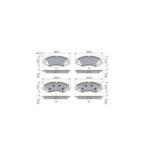 Гальмівні колодки Bosch 0 986 494 980 зображення 1