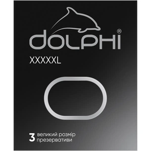 Презервативи Dolphi XXXXXL 3 шт. (4820144770777) зображення 1