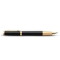 Ручка пір'яна Parker INGENUITY Black Lacquer GT FP F (60 011) - зменшене зображення 4