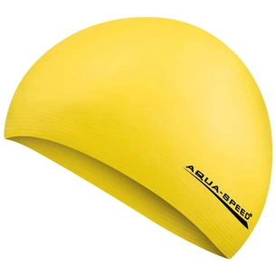 Шапка для плавання Aqua Speed Soft Latex 122-18 5731 жовтий Уні OSFM (5908217657312) зображення 1