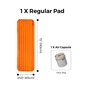 Туристичний килимок Flextail Tiny Slleeping Pad R05 AVS самонадувний помаранчевий (6975755966656) - зменшене зображення 6