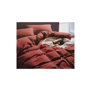 Постільна білизна ШЕМ Теракотовий НЕМР Котон односпальна 150х215 (060КПцегла) зображення 1