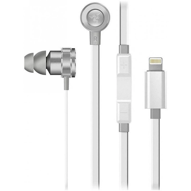 Навушники Razer Hammerhead for IOS Mercury (RZ04-02090200-R3M1) - изображение 1