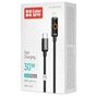 Дата кабель USB-C to Lightning 1.0m PD30W black ColorWay (CW-CBPDCL103-BK) - зменшене зображення 4