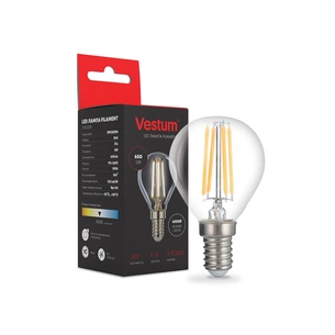Лампочка Vestum G45 Е14 5Вт 220V 4100К (1-VS-2229) зображення 1