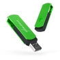 USB флеш накопичувач eXceleram 64GB P2 Series Green/Black USB 2.0 (EXP2U2GRB64) - зменшене зображення 1