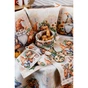 Наволочка Прованс гобеленова декоративна Гарбузові гноми з возиком 45х45 (036216) - зменшене зображення 4