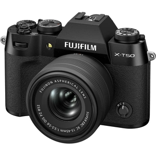 Цифровий фотоапарат Fujifilm X-T50 + XC 15-45mm F3.5-5.6 Kit Black (16828741) зображення 1