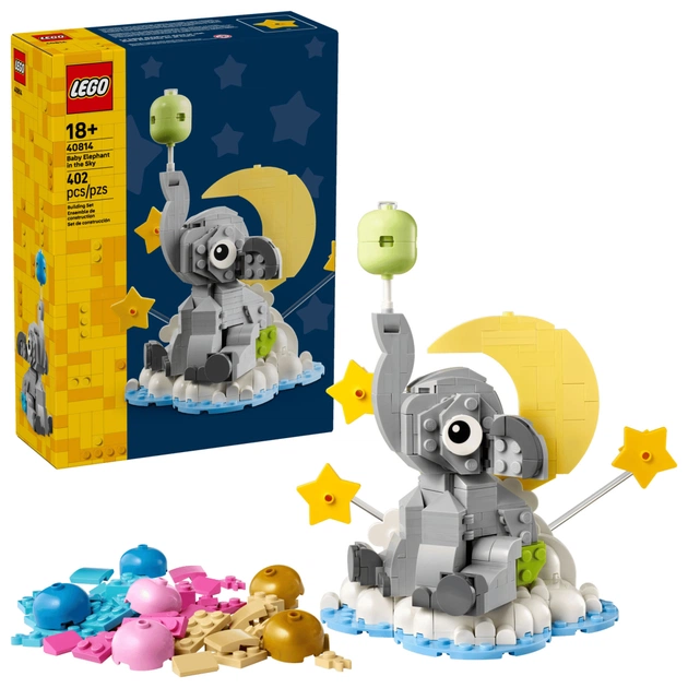 Конструктор LEGO Iconic Слоненя в небі (40814) - зображення 1
