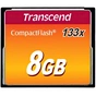 Карта пам'яті Transcend 8Gb Compact Flash 133x (TS8GCF133) - зменшене зображення 1