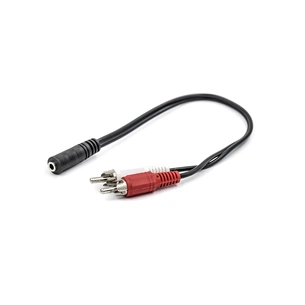 Перехідник 3.5 mm female to 2хRCA male PowerPlant (CA910847) зображення 1