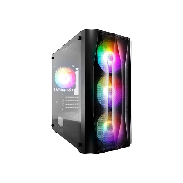 Корпус 1stPlayer X3-M-4F1-BK - зображення 1
