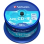 Диск CD Verbatim 700Mb 52x Cake box 50 Crystal AZO (43343) - уменьшенное изображение 1