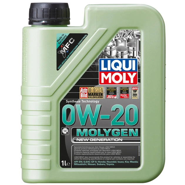 Моторное масло Liqui Moly Molygen New Generation 0W-20 1л (LQ 21356) - изображение 1