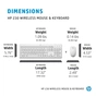 Комплект HP 230 Wireless UA White (3L1F0AA) - зменшене зображення 2