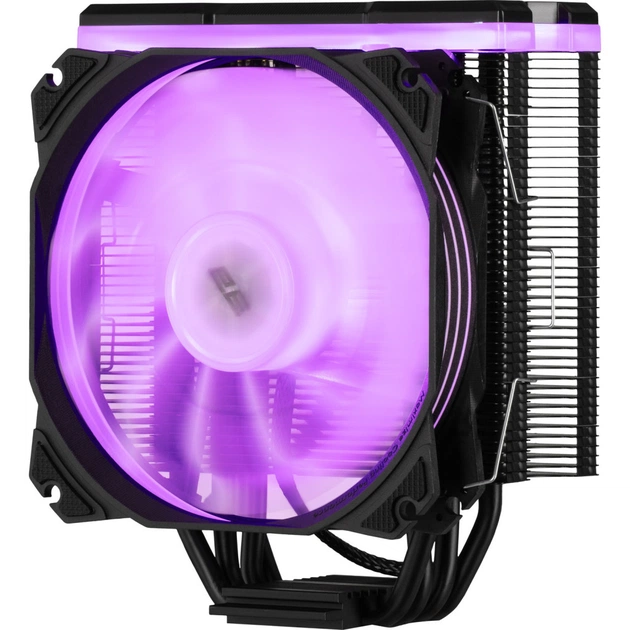 Кулер до процесора 2E Gaming Air Cool AC120D4TC-ARGB, LGA1700, 1366, 1200, 115X, AM5, AM4, AM3, AM3+, AM2, AM2+, FM2, (2E-AC120D4TC-ARGB) - picture 3