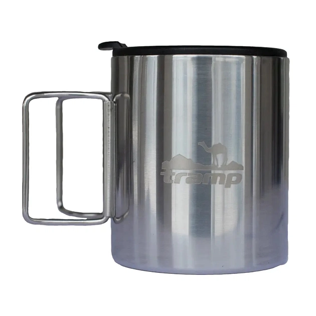 Чашка туристическая Tramp 400 мл Steel (UTRC-137-metal) - изображение 1