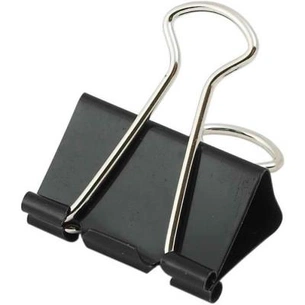 Біндер металевий Buromax 32мм, 12шт, black (BM.5303) зображення 1