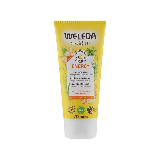 Гель для душа Weleda Aroma Energy Stimulating Shower Gel 200 мл (7611916160738) - изображение 1