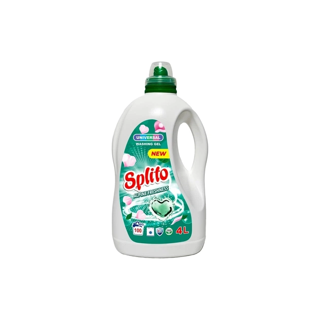 Гель для стирки Splito Universal Alpine Freshness 4 л (4820049384987) - изображение 1
