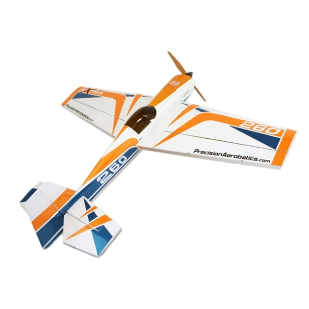 Радіокерована іграшка Precision Aerobatics Літак Extra 260 1219мм KIT (жовтий) (PA-EXT-YELLOW) - изображение 1
