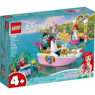 Конструктор LEGO Disney Princess Святковий човен Аріель 114 деталей (43191) зображення 1