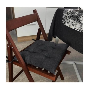 Подушка на стілець Прованс Black Milan 40х40 (4823093434608) зображення 1