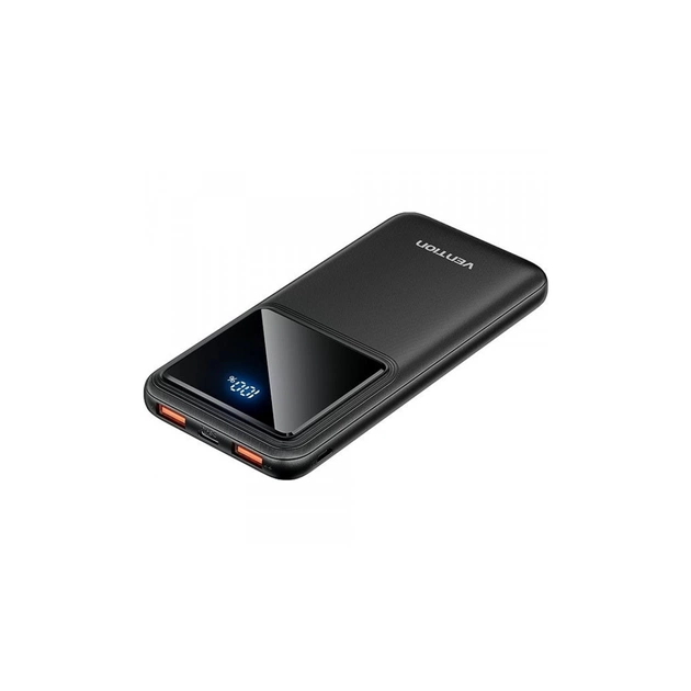 Батарея універсальна VENTION 10000mAh 22.5W 3A, PD, QC/3.0, LED Display, Black (FHKB0) - зображення 1