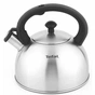 Чайник для плит Tefal Duetto+ зі свистком 2.5 л чорний/сталевий (N4210310) - уменьшенное изображение 1