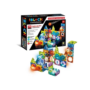 Конструктор iBlock Магнітний 75 деталей (PL-921-255) зображення 1