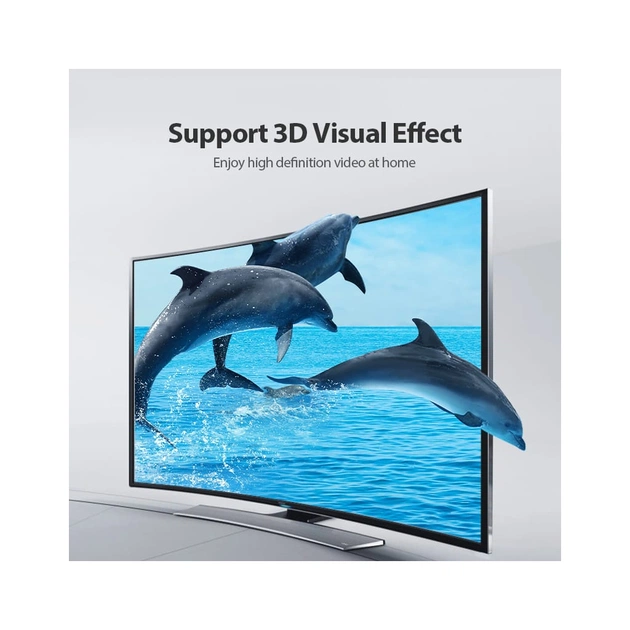 Кабель мультимедійний HDMI M to HDMI M 3.0m black Vention (AAIBI) - зображення 5