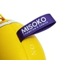 Игрушка для собак MISOKO&CO Надувной мяч в форме мяча для регби фиолетовый с желтым 41 см (KINMSK70118) - уменьшенное изображение 2