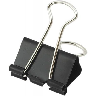 Біндер металевий Buromax 25мм, 12шт, black (BM.5304) зображення 1