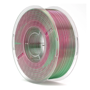 Пластик для 3D-принтера ELEGOO PLA silk gloss 1кг, 1.75мм, green red (50.203.0090) зображення 1