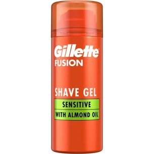 Гель для гоління Gillette Fusion Для чутливої шкіри 75 мл (7702018464876) изображение 1